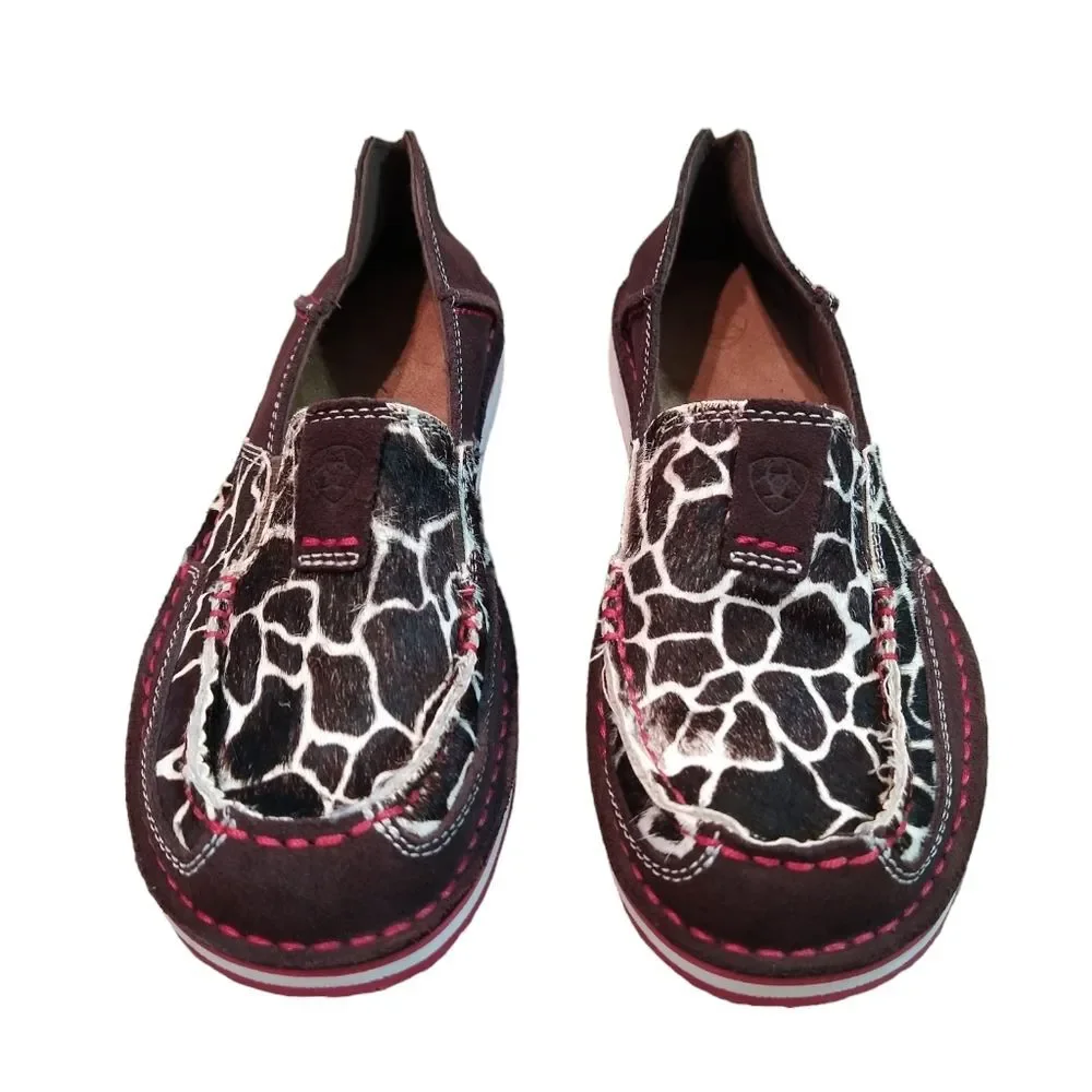 NWOB Ariat Cruiser Giraffe Slip On Loafer Shoes